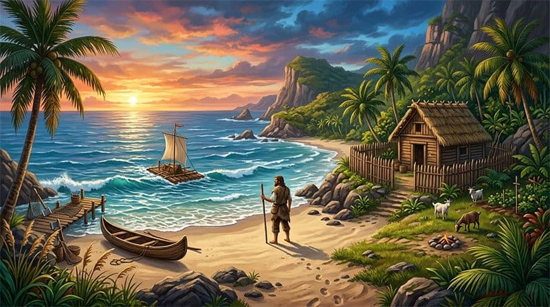 Robinson Crusoe ke stažení zdarma – Daniel Defoe